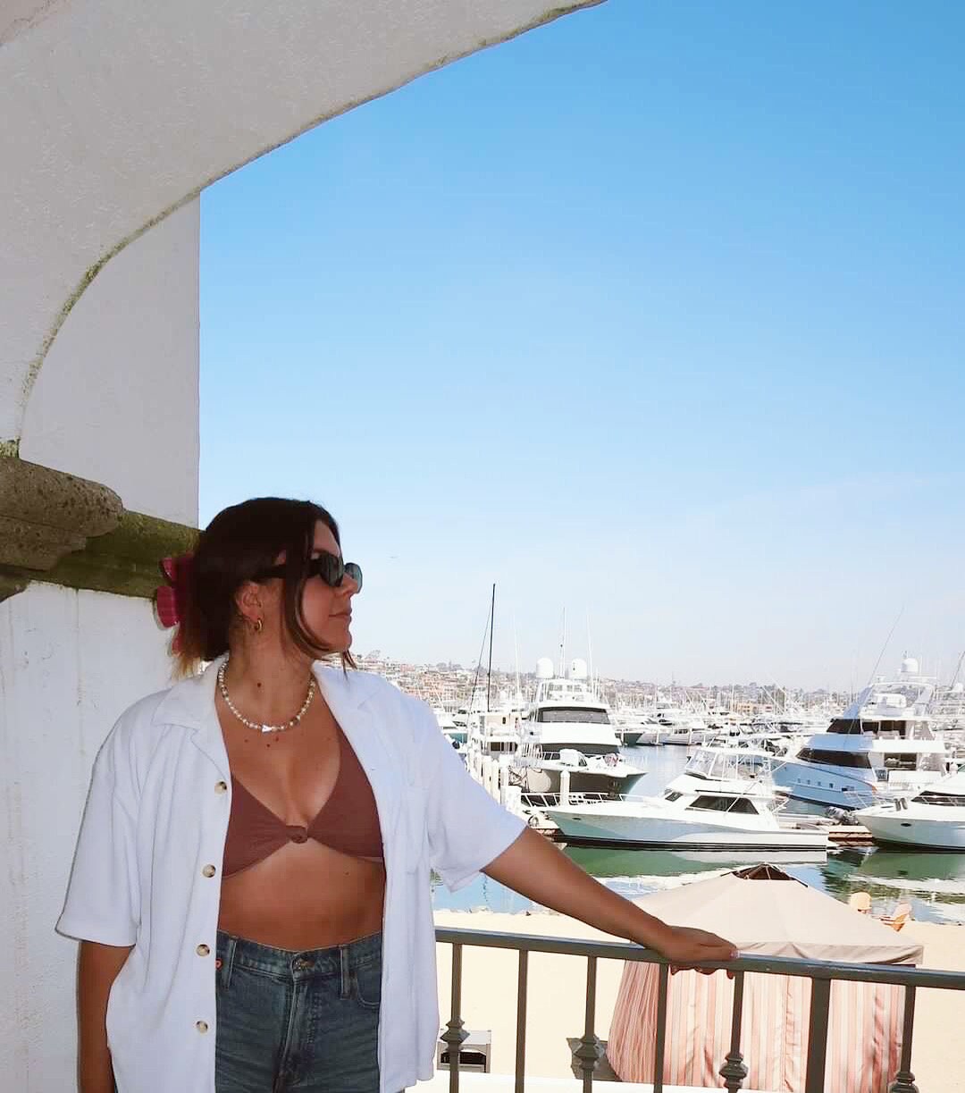 Knot Top - Ribbed Desert Rose
