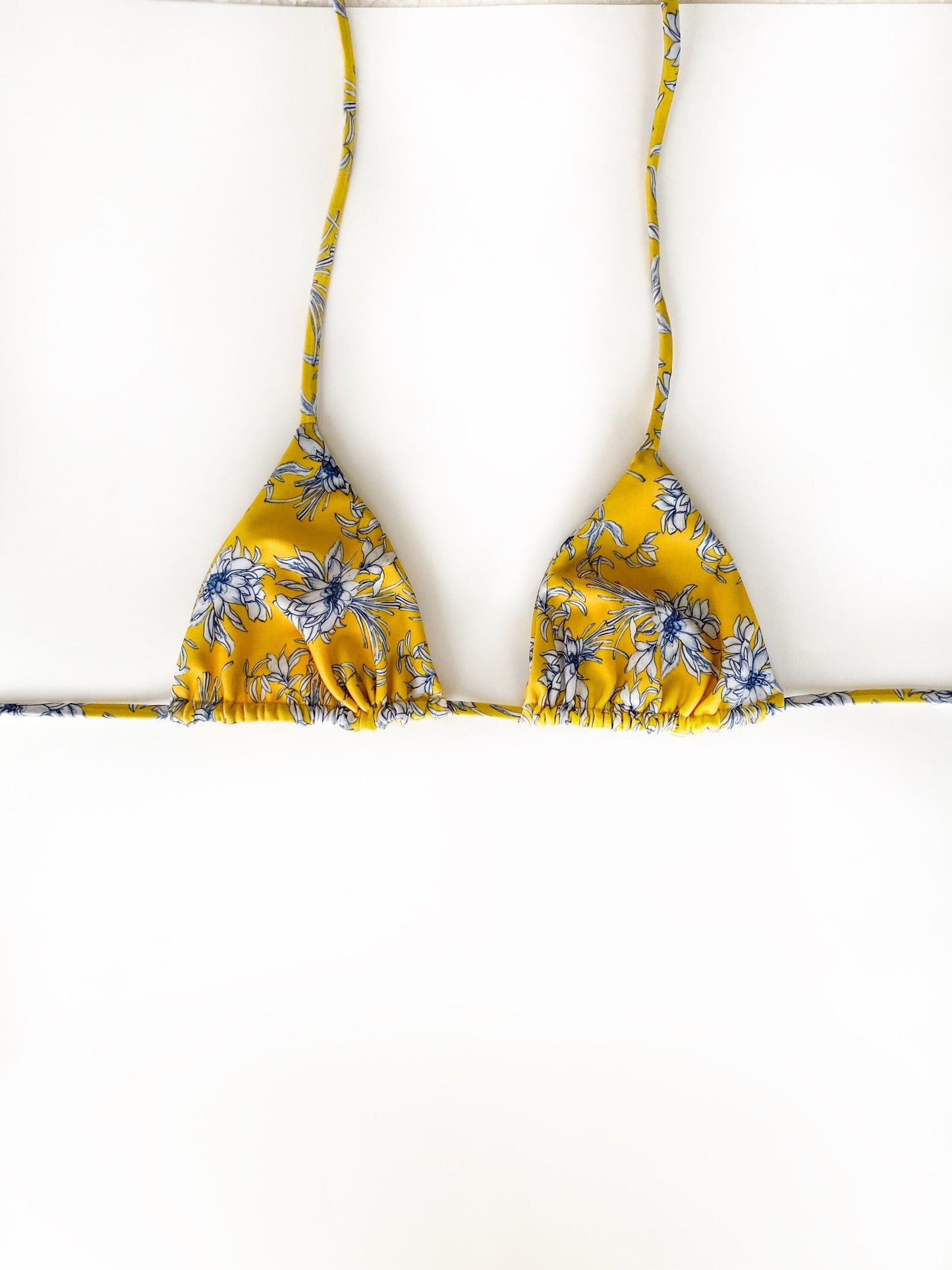 Yellow Floral Triangle Top